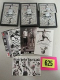 (3) Vintage 1991 Nike Air Michael Jordan / Mars Blackm0n Trading Card Sets