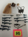 Huge Lot (21) Vintage Star Wars Weapons, Accessories, Pieces All Original!