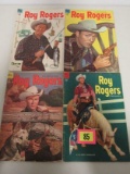 Lot (4) 1950's Dell Roy Rogers Comics