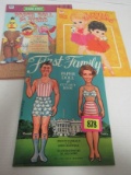 (3) Unused Paper Doll Books Ronald Reagan, Sesame Street+