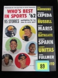 Who's Best In Sports (1962) Magazine Mantle, Mays, Chamberlain Cover