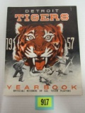 Rare 1957 Detroit Tigers Yearbook (1st Yearbook)