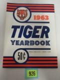 1963 Detroit Tigers Yearbook