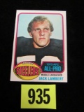 1976 Topps Football #220 Jack Lambert Rc Rookie Card