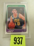 1988-89 Fleer Basketball #115 John Stockton Rc Rookie Card