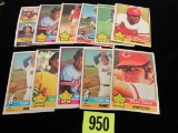 Lot (11) 1976 Topps Baseball Star Cards Rose, Reggie, Seaver+