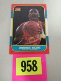 1986-87 Fleer Basketball #121 Dominique Wilkins Rc Rookie Card
