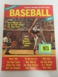 1967 Sports Review Baseball Annual Willie Mays Cover