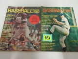 1969 & 1970 Cord Sportfacts Baseball Annuals Aaron, Seaver Covers