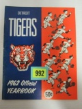 1962 Detroit Tigers Yearbook