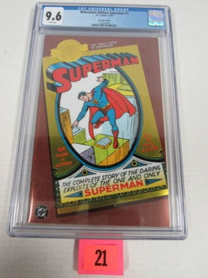 Millennium Edition Superman #1 (2000) Chromium Cgc 9.6