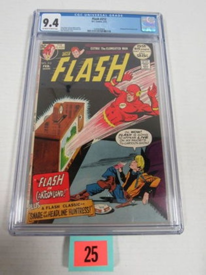 Flash #212 (1972) Tough Giordano Black Cover Cgc 9.4