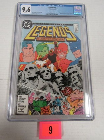 Legends #3 (1987) Key 1st Appearance Of New Suicide Squad Cgc 9.6