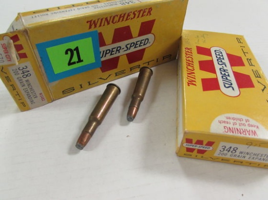 2 Boxes (35 Rds) Winchester Super Speed .348 WIN Ammo