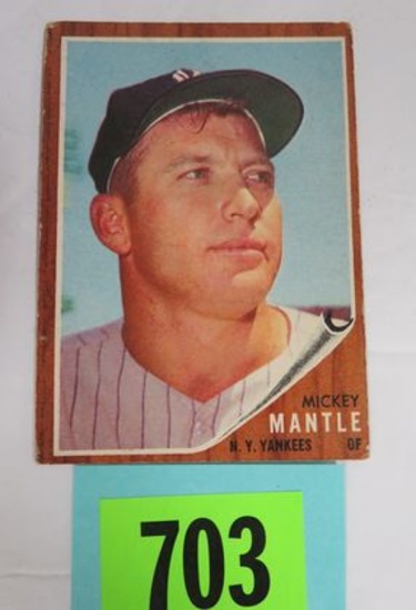 1962 Topps #200 Mickey Mantle Baseball Card