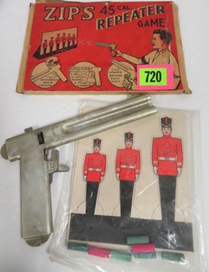 Antique Occupied Japan Zip's 45 Cal. Repeater Game