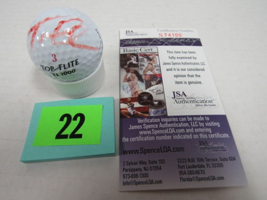 Tom Lehman Signed Top Flite Golf Ball Autograph Jsa Coa