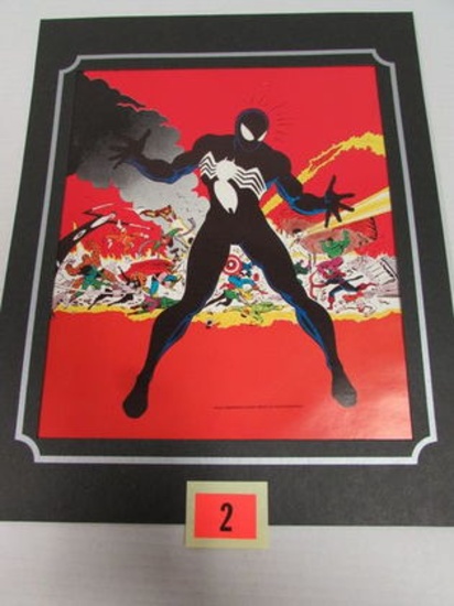 Spiderman/black Costume 1986 Print