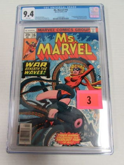 Ms. Marvel #16 (1978) Key 1st Mystique In Cameo Cgc 9.4