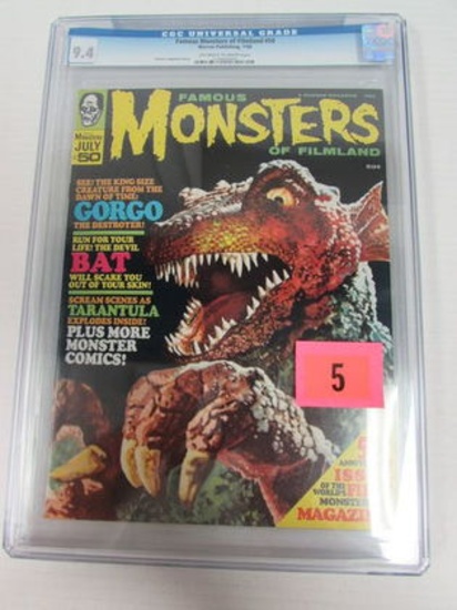 Famous Monsters Of Filmland #50 (1968) Gorgo Cover Cgc 9.4
