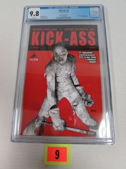 Kick-ass #1 (2008) Sketch Variant Cover Cgc 9.8