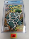 Superman: Man Of Steel #18 (1992) Key 1st App. Doomsday Cgc 9.6