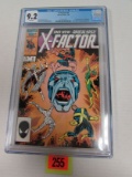 X-factor #6 (1986) Key 1st Full Appearance Apocalypse Cgc 9.2