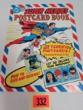 Dc Superheroes 1981 Postcard Book.