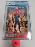 Avengers #1 (2013) Dustin Weaver Cover Cgc 9.6