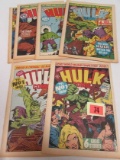 Incredible Hulk British Weekly Lot Of (10)