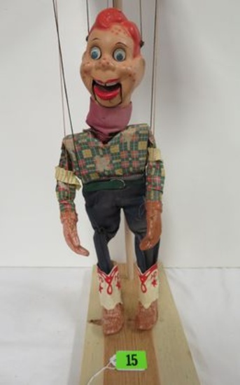 Vintage 1950s Howdy Doody Composition Marionette