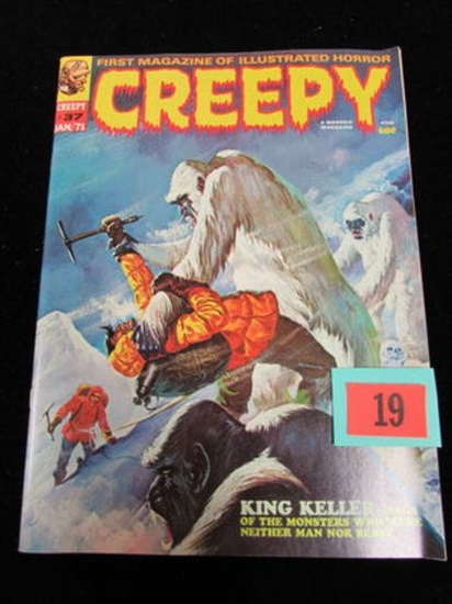 Creepy #37 (1971) Warren Pub. Ken Barr Cover