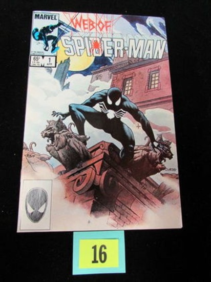 Web Of Spiderman #1 (1984) Key Black Costume Issue
