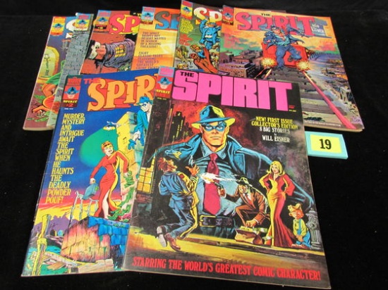The Spirit #1, 2, 3, 4, 5, 6, 7, 8 Will Eisner/ Warren Magazine