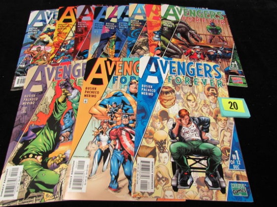 Avengers Forver (1998) Set #1-12 Complete