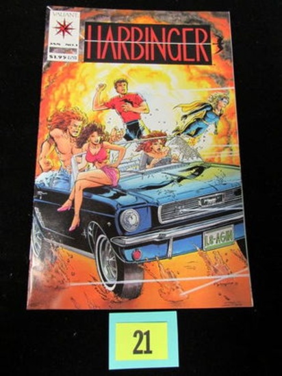 Harbinger #1 (1992) Key 1st Issue With Coupon Attached
