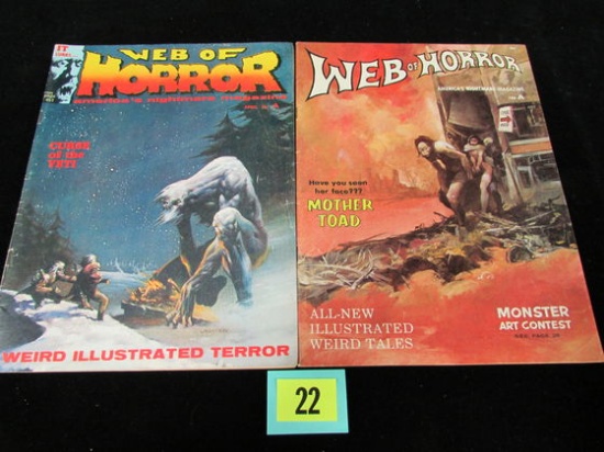 Web Of Horror #2 & #3 (1970) Bernie Wrightson Art