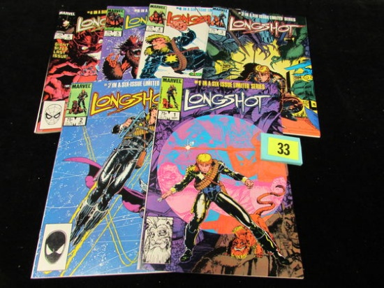 Longshot (1985) Limited Srs. #1, 2, 3, 4, 5, 6 Complete