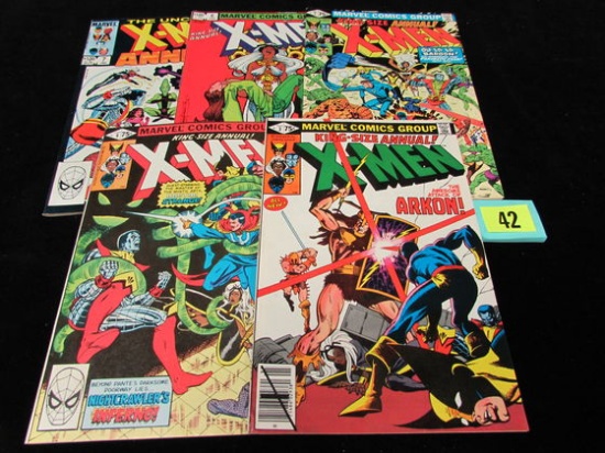 X-men Annual #3, 4, 5, 6, 7 Bronze Age Marvel Lot