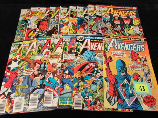 Avengers Bronze Age Lot (17 Issues) #145-167