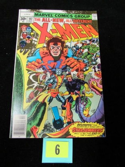 X-men #107 (1977) Key 1st Appearance Starjammers