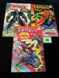 Fantastic Four #62, 63, 64 Silver Age Marvel Lot