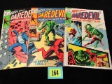 Daredevil #49, 50, 51 Silver Age Marvel