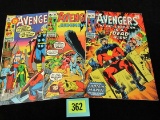 Avengers #89, 90, 92 Silver Age Marvel Lot