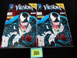 (2) Venom Lethal Protector #1 (1992) Red Foil Cover Key Issues