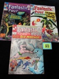 Fantastic Four #33, 35, 37 Silver Age Marvel Lot