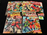 Captain Marvel Bronze Age Lot (9 Issues) Inc. #33