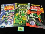 Captain Marvel Silver Age Lot #2, 3, 4