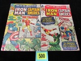 Tales Of Suspense #60 & 61 Early Silver Age Iron Man & Cap