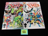 Classic X-men #1 & 2 (1986) Marvel Copper Age